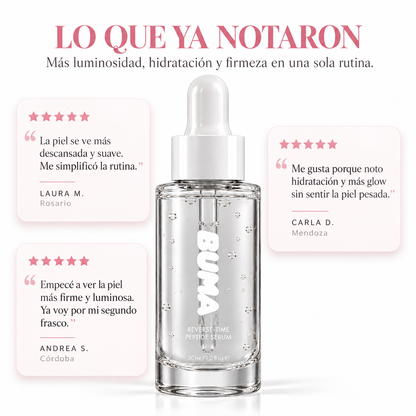 BUMA® - Serum Anti-Age con PDRN + Péptidos. El tratamiento coreano de firmeza, sin agujas.