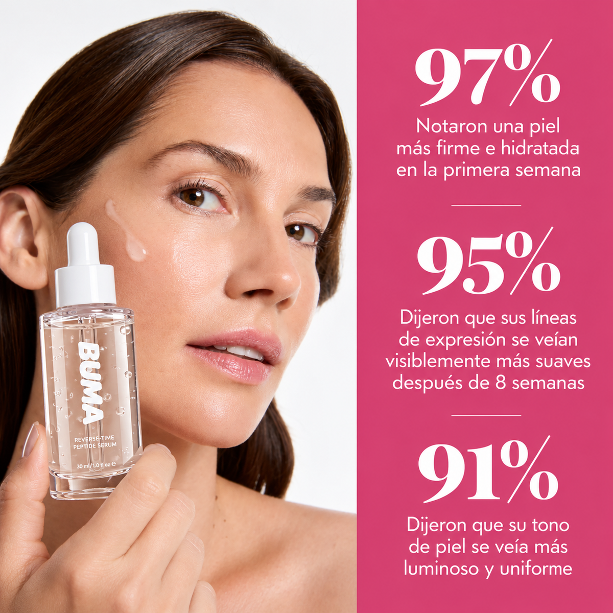 BUMA® - Serum Anti-Age con PDRN + Péptidos. El tratamiento coreano de firmeza, sin agujas.
